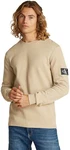 Calvin Klein Jeans Shirt BADGE WAFFLE LS TEE braun