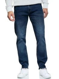 Herren INSantino Jeanshose aus 99% Baumwolle Denim Stretch Jeans Männer Rinse Wash 30/32