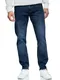 Indicode Herren INSantino Jeanshose aus 99% Baumwolle   Denim Stretch Jeans Männer Rinse Wash 30/32