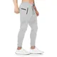 Yageshark Jogginghose Herren Baumwolle Sweathose Sporthose Fitness Slim Fit Hose Freizeithose Joggers Jogginghosen Männer Streetwear (Hellgrau,Medium)