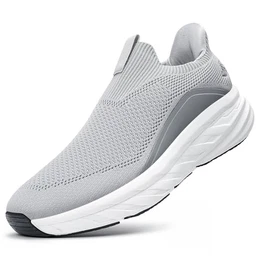 Slip On Sneaker Herren Ohne Schnürsenkel Schuhe Sportschuhe Turnschuhe Laufschuhe Leichte Atmungsaktiv rutschfeste Schuhe für Sport, Freizeit, Fitness, Jogging, Walking-QIANHUI-41