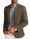 PJ PAUL JONES Anzüge & Sakkos für Herren Modern Sportlich Strick Blazer mit 2 Knöpfen Espresso S
