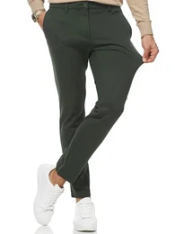 Herren Rodekro Performance Pants Chinohose Herrenhose Super Stretch Stoffhose Business Hose für Männer Army 31/36