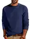 PJ PAUL JONES Herren Pullover mit Rundhals Strickpullover Winterpullover Business Sweater M Navy blau