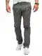 Rock Creek Herren Hose Stretch Chino Basic Sommer Hose Regular Fit Lange Hose Stoff Hose Sommerhose Männerhose H-379 Grau W32 L30