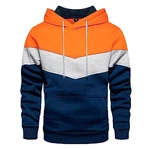 Generisch Hoodie Sweatjacke Herren Zip Up Kapuzenjacke Rot/Orange/Mischfarben
