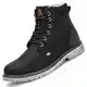 Mishansha Winterschuhe Herren Damen Winterstiefel Winterboots Gefüttert Wanderschuhe Barfußschuhe Winter Wasserdicht Schneestiefel Warme Schneeschuhe Lakritz,GR.43