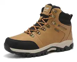 Winterschuhe Herren Winterstiefel Schneestiefel Warm Gefütterte Stiefelette Arbeitsschuhe Arbeitsstiefel Wandern Arbeiten 41-46(G1 kamel,42)