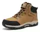 ARRIGO BELLO Winterschuhe Herren Winterstiefel Schneestiefel Warm Gefütterte Stiefelette Arbeitsschuhe Arbeitsstiefel Wandern Arbeiten 41-46(G1 kamel,42)