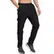 JustSun Cargohose Herren Chino Hosen Herren Cargo Jogginghose Baumwolle Freizeithose Herren Lang Elastische Taille mit Mehrere Taschen Schwarz M