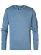 Petrol Industries - Feinstrick-Pullover mit V-Ausschnitt Atka Grau L