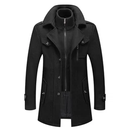 Langer Mantel Herren,Winteranzug Herren,Mantel Herren Slim fit,Herren Mantel kurz,Kurzmantel Damen Winter Wolle,Herren Mantel kurz,Winterkleidung Herren