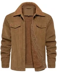 Svanco Cordjacke Herren Braun/Khaki