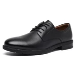 SHULOOK Anzugschuhe Oxford Classic Business Derby Schnürhalbschuhe Schwarz