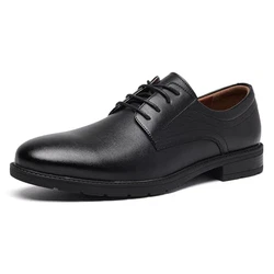 SHULOOK Anzugschuhe Oxford Classic Business Derby Schnürhalbschuhe Schwarz