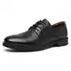 SHULOOK Anzugschuhe Oxford Schuhe Herren Classic Business Derby Schuhe Herren Comfort Schnürhalbschuhe (Schwarz EU 41)
