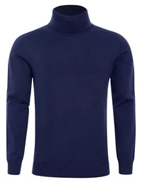 Dancinova Rollkragenpullover Herren Rollkragenshirt Turtleneck Winter Pullover Rollkragenstrickpullover Rollkragenpulli Männer Pulli Warm Strickpullover M