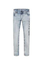 Herren Jeans NI:CO Regular Fit Mid Blue Printed 29 30