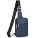 Tibroni Sling Bag Umhängetasche Brusttasche Schultertasche Herren Damen mit RFID-Blockierung, Herrentaschen Klein, Shoulder Bag Geeignet für Linke und Rechte Schultern, Chest Crossbody Bag