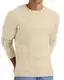 Sailwind Herren Strickpullover Mit Rundhalsausschnitt Pullover Herren Zopfstrick Langarm Winterpullover Pulli Sweater Männer (Beige, M)