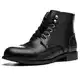 SL-Saint Handgemachte weiche Zehe Herren Klassische Stiefel Wasserdicht-Leder Kuhfell/Wolle Mode Winterschuhe (Schwarz Lederfutter, Erwachsene, Herren, 41, Numerisch, EU Schuhgrößensystem, M)