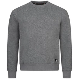 Wallster Herren Sweatshirt mit Rundhals Dunkelgrau Gr. M