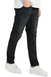 Jeans Herren – Hosen Herren Stretch Slim Fit Jeanshose Herren Jeans Slim Modern Männer Hose (Anthrazit, 32W32L)