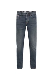 Herren Jeans DA:VD Regular Fit Denim aus Jogg-Denim Blue Brown 32 30