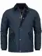 Indicode Herren INAldos Steppjacke mit Cordkragen und Rautensteppung   Daunenjacke für Männer Navy M