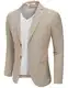 COOFANDY Sakko Herren Sportlich Blazer Herren Regular Fit Anzugjacken Freizeit Jackett Freizeit Khaki M
