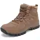 FLARUT Herren Winterstiefel Warm Gefüttert Wanderstiefel Schneestiefel Trekking Stiefel Schuhe Winterschuhe Wanderschuhe Schneeschuhe Outdoor(Braun,41)