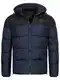 Indicode Herren INBiviano Winterjacke mit Kapuze   Steppjacke Herrenjacke Männer Navy L
