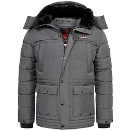 Achalm Herren Winter Jacke Grau Gr. M