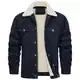 sdhienbb Herren Jacke Windbreaker Freizeitjacke Gefüttert Übergangsjacke übergangsjacke Herren Winterjacke mit Fell Herren Arbeitsjacke Herren wasserdicht