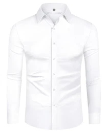 Hemd Herren Stretch Langarm Freizeithemden für Herren Hemd Slim Fit Herren Businesshemden für Herren Hemd bügelfrei Herren