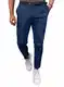 Meilicloth Herren Chino Hose Anzughose Herren Chinohose Stretchhose Herren Baumwolle Sporthose Casual Freizeithose mit Enger Passform Marineblau 34