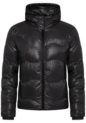 Soulstar Herren Winterjacke mit Kapuze Style ISAIAH Schwarz (S2_MJ-ISAIAH-Schwarz-M)