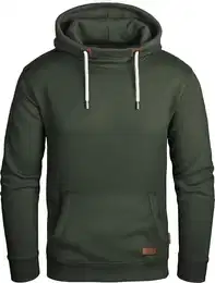 Hoodie Herren Hoodie Sweatshirt Pullover GB494-Olive-M