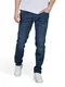 JACK & JONES Jeans Herren Stretch Slim Fit JJIGLENN Jeanshose Hose Denim, Länge:32L, Farbe:Blue Denim (CB 142), Weite:32W