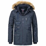 Geographical Norway Herren Winter Parka Dunkelblau