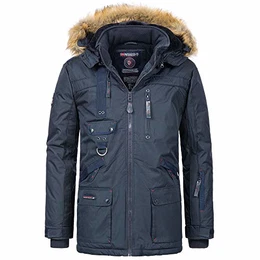 Herren Winter Parka Chirac Darkblue - M - mit UD Bandana