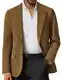 PJ PAUL JONES Sakkos für Herren Elegante Business Jacke Sakko Herren Regular Fit 2 Knöpfe M Braun