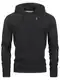 Indicode Herren INMarto Sweatshirt mit Kapuze   Kapuzenpullover Hoodie für Männer Black M