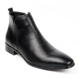 Schwarz,41 EU, Herren Chelsea Boots Casual Dress Boots für Männer Mode Business Schuhe