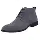 Chelsea Boots Herren Wildleder Braun SchnüRsenkel Leder Stiefel Stiefeletten Ankle Boots Spitze Zehenpartie SchnüRstiefel High Top Oxford-Schuhe Casual Business Schuhe Winter Stiefel Mit Absatz