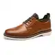 Bruno Marc Herren Schnürhalbschuhe Bequeme Anzugschuhe Männer Business Büro,Size 41,Braun,BMUMOX2508