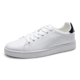 Herren Sneaker Schnürhalbschuhe Lace-up Classic Schuhe,Size 41,Weiss/Schwarz,BMUMFN2519