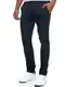 Indicode Herren INGeoport Chinohose aus 98% Baumwolle mit Gürtel   Herrenhose Chino für Männer Navy 32/32