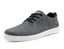 Pyrathon Sneakers Herren Schuhe Business Leichte Oxford Freizeitschuhe 41-46EU(41EU,Grau)