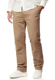 . Herren Chino Hose Regular-Fit mit Stretch Jeans Chinohose Straight-Leg Jeanshose Men's Pants DC_C-3004-Beige-W32/L30